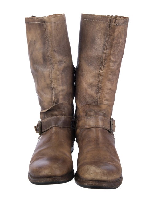 Bed Stu Leather Moto Boots