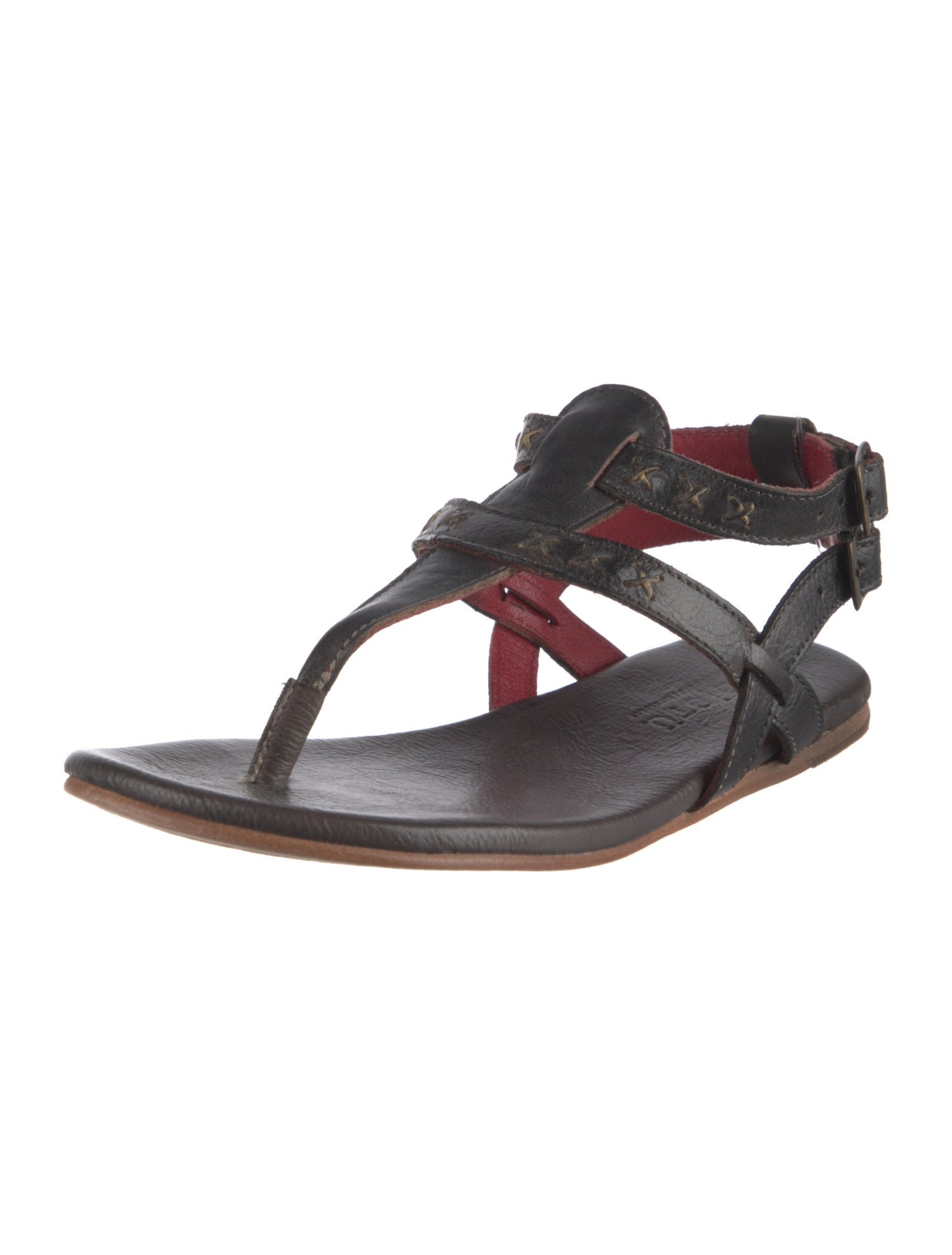 Bed Stu Leather Slingback Sandals