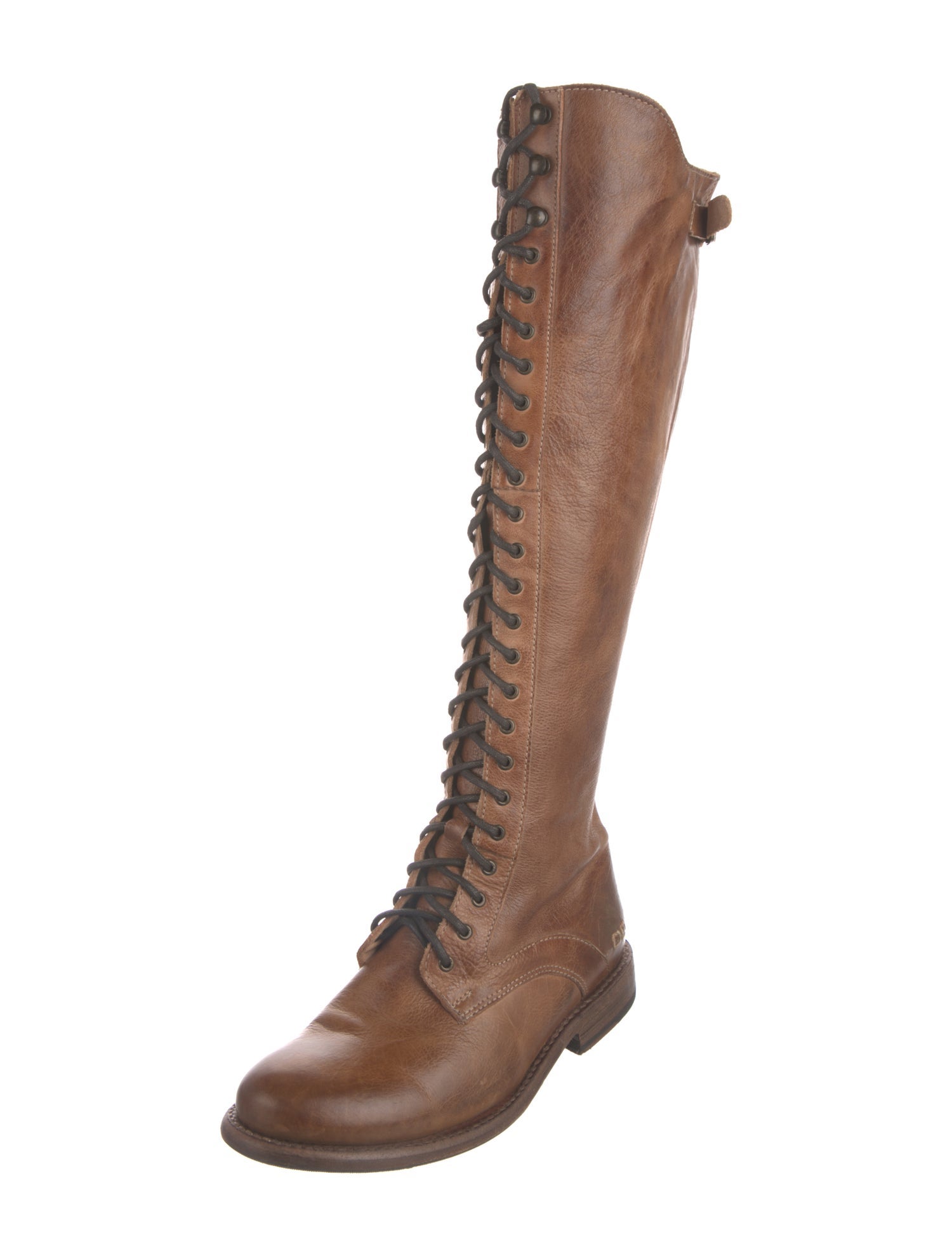 Bed Stu Leather Lace-Up Boots