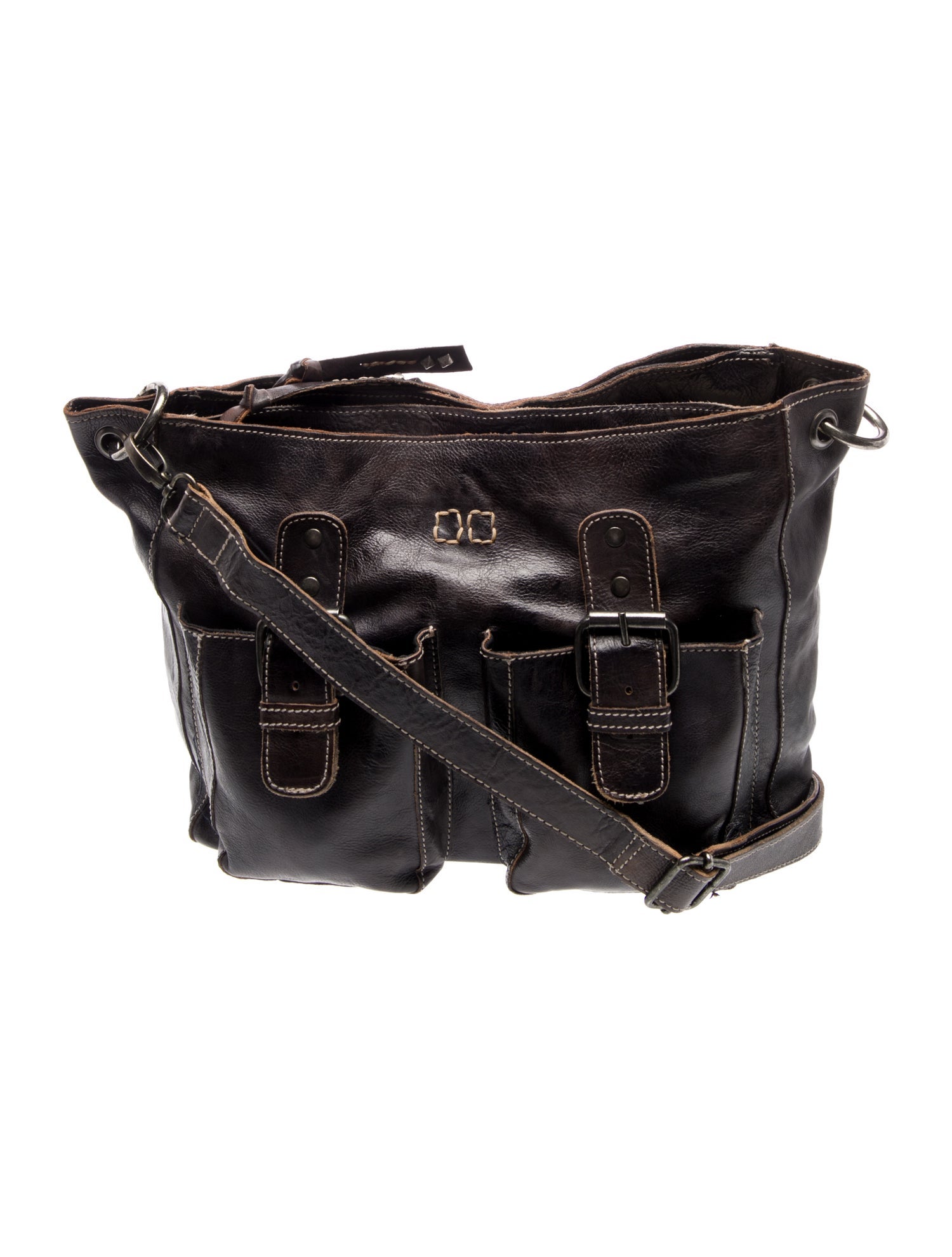 Bed Stu Leather Shoulder Bag