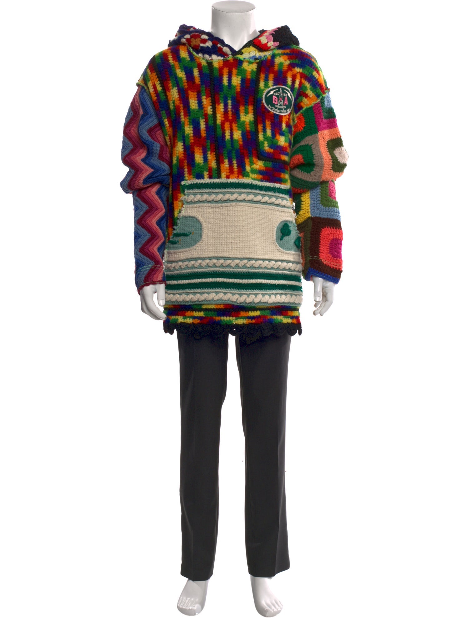 Better With Age Printed Crew Neck Hoodie