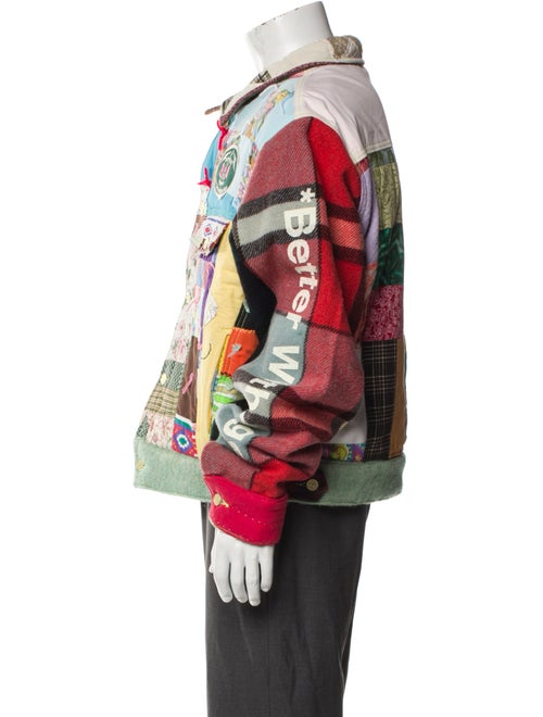 Better With Age Printed Denim Jacket