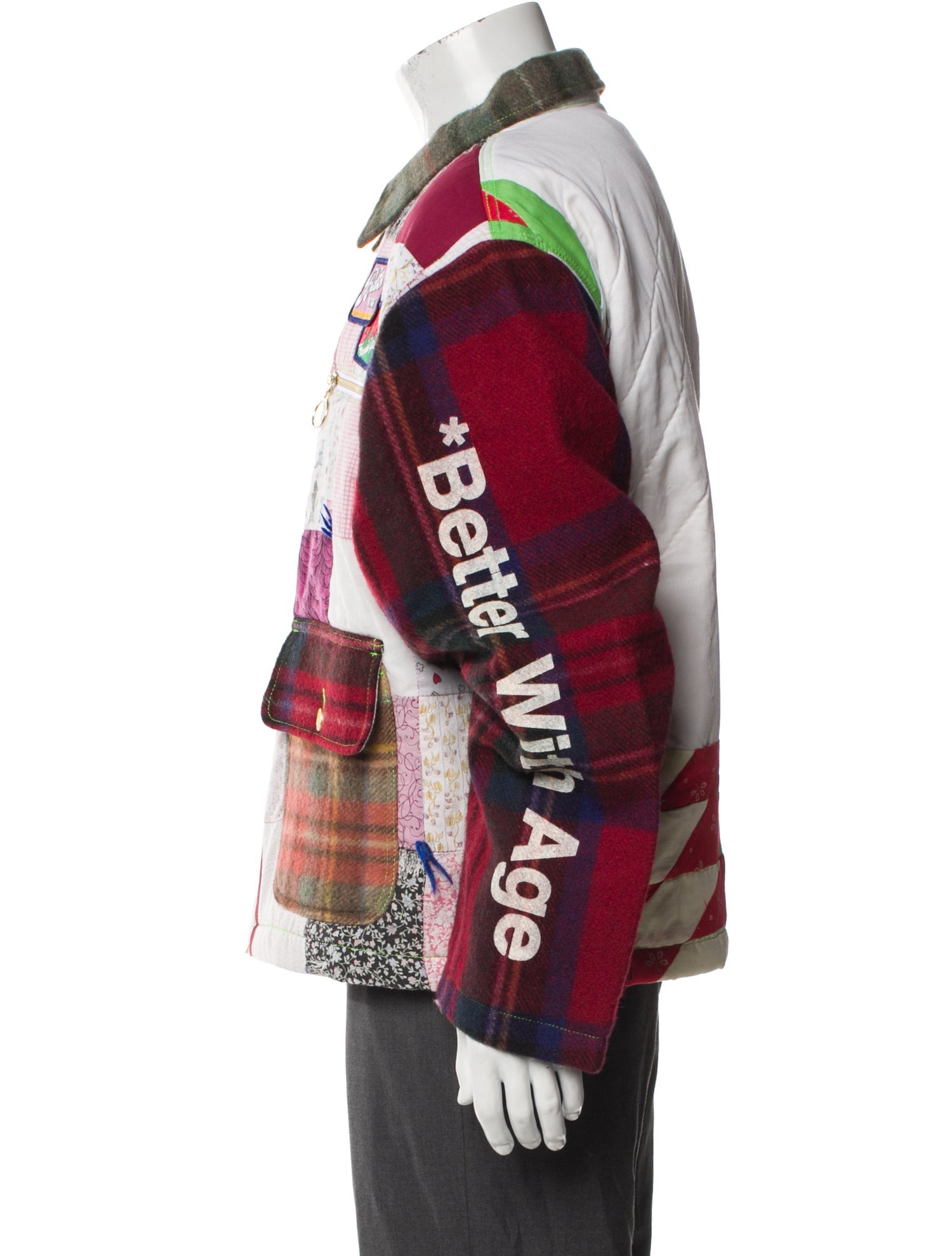 Better With Age Printed Denim Jacket