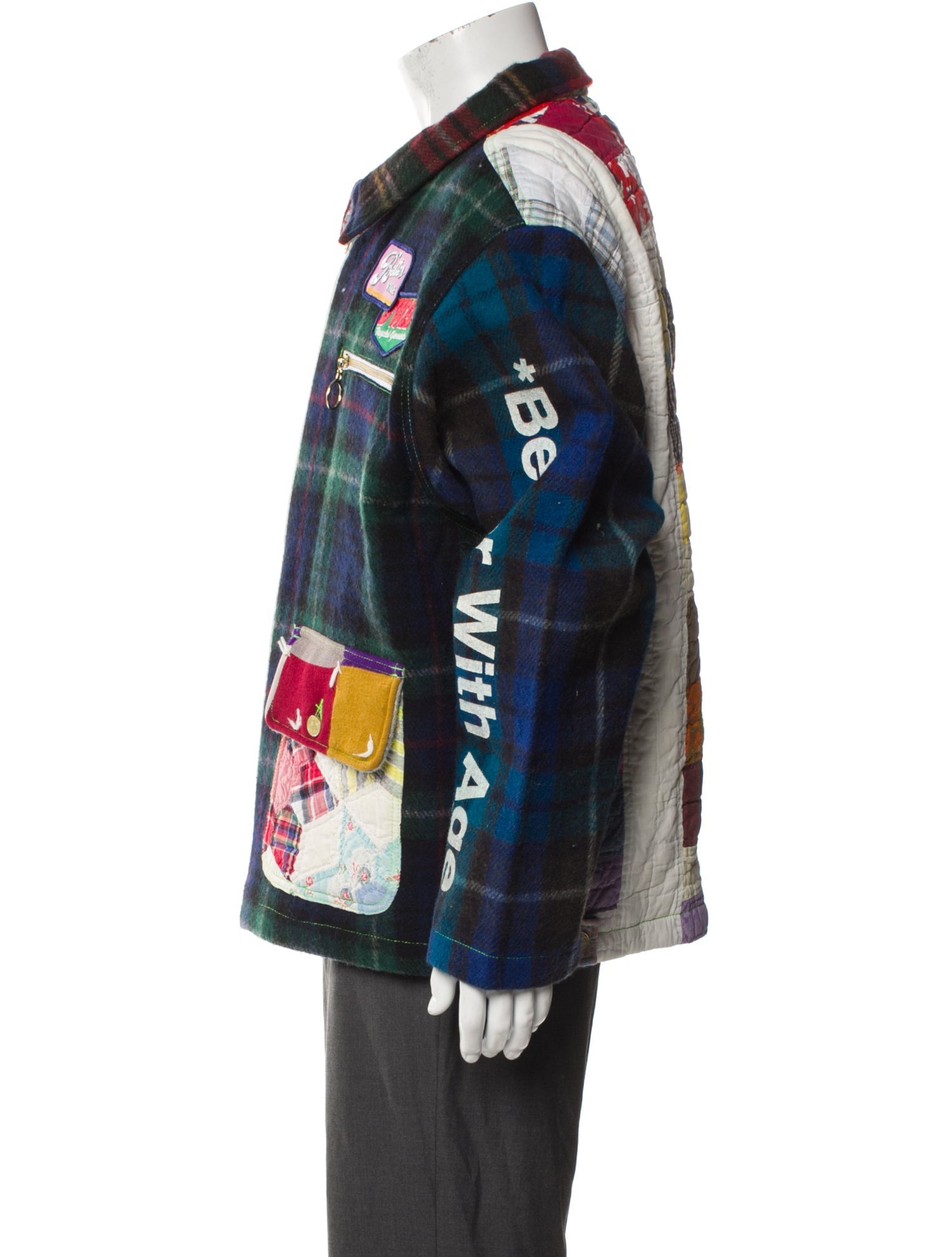 Better With Age Printed Denim Jacket