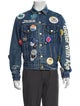 Better With Age Printed Denim Jacket