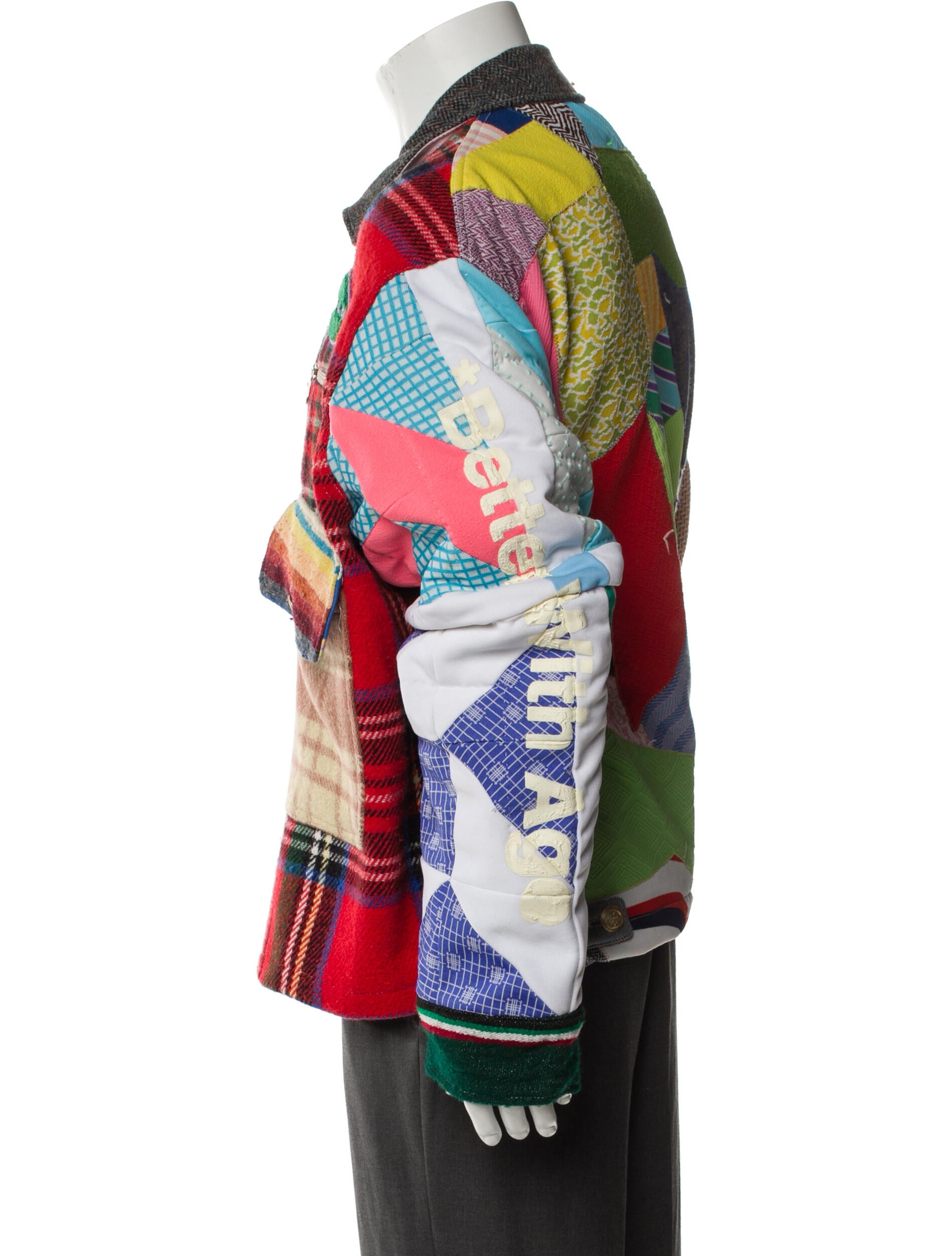 Better With Age Plaid Print Bomber Jacket