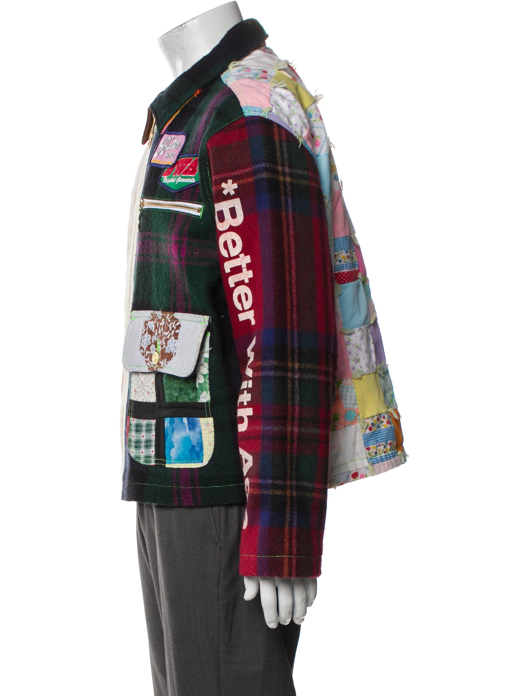 Better With Age Printed Denim Jacket