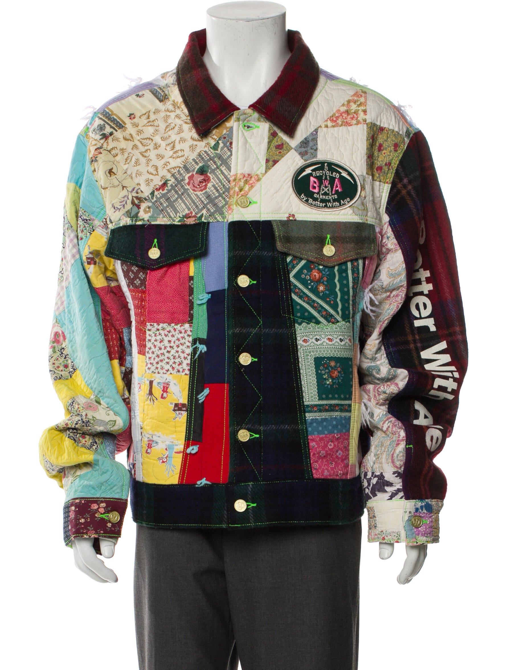 Better With Age Printed Jacket w/ Tags