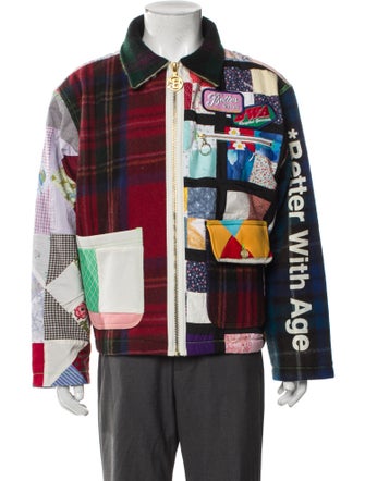 Better With Age Printed Denim Jacket