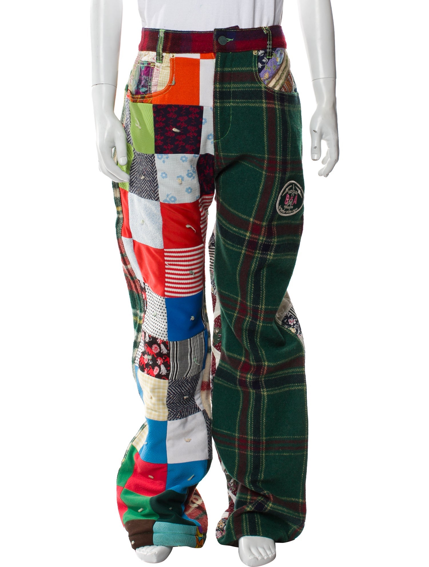 Better With Age Plaid Print Pants w/ Tags