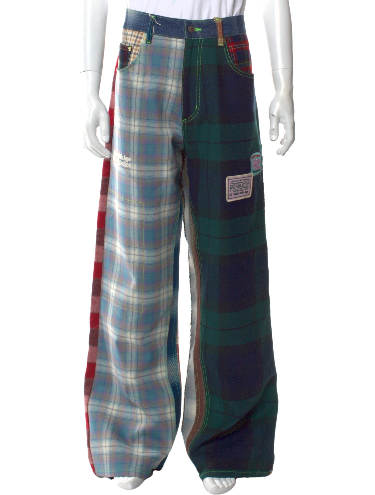 Better With Age Plaid Print Pants
