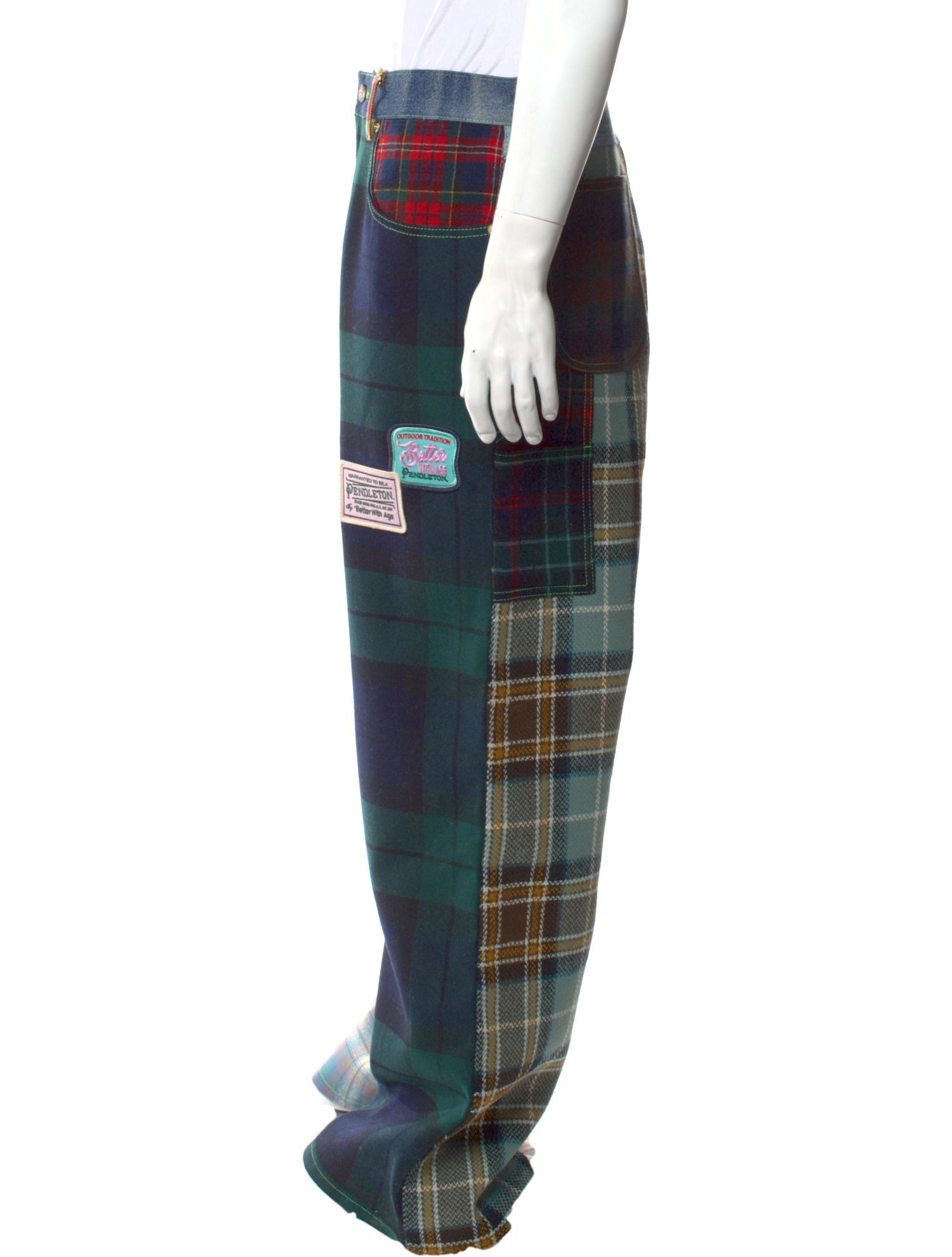Better With Age Plaid Print Pants