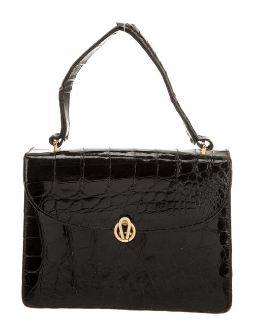 Bellestone Crocodile Top Handle Bag