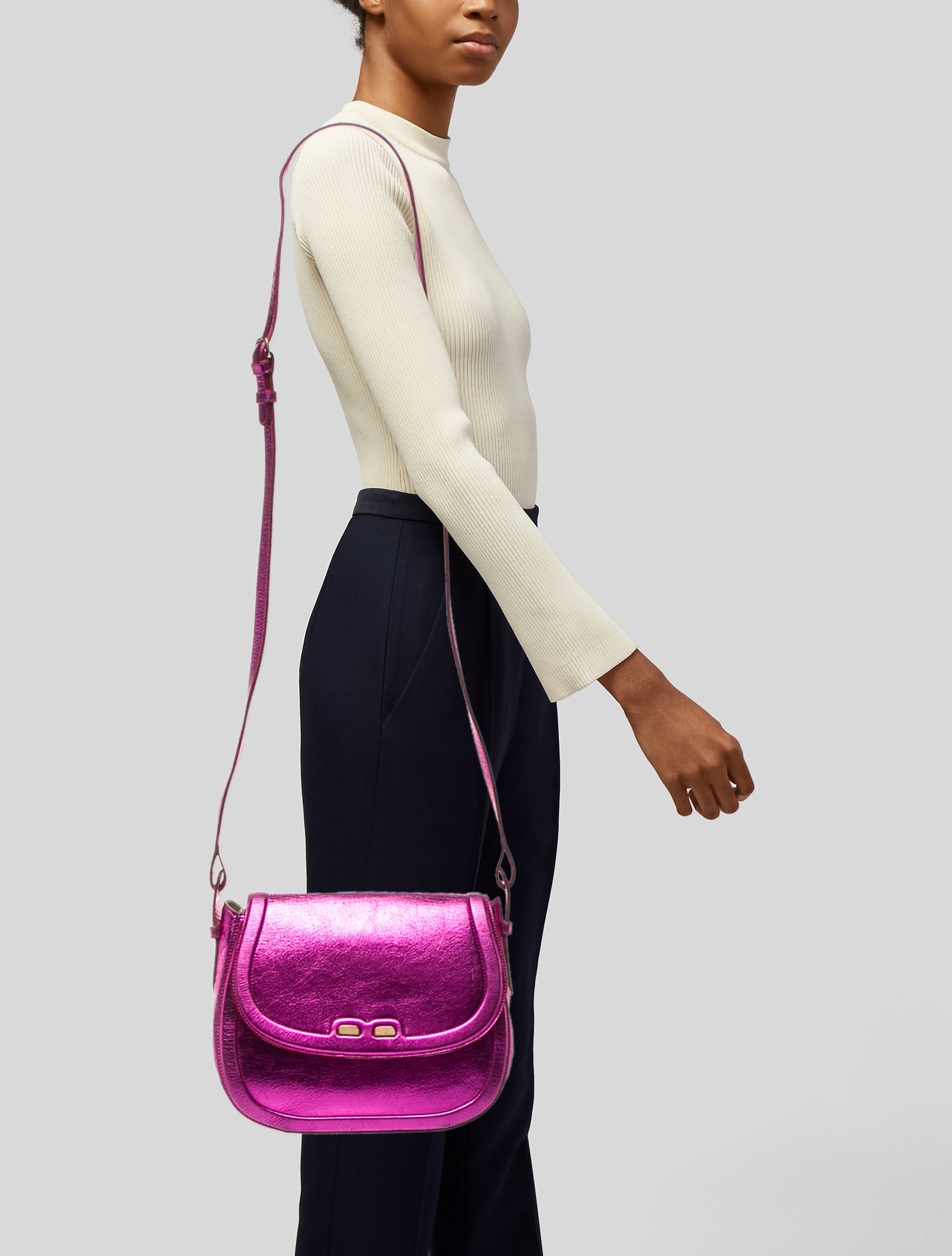 Bene Leather Crossbody Bag