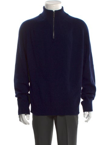 Begg & Co Sweaters Cashmere Turtleneck Polo Sweater XL