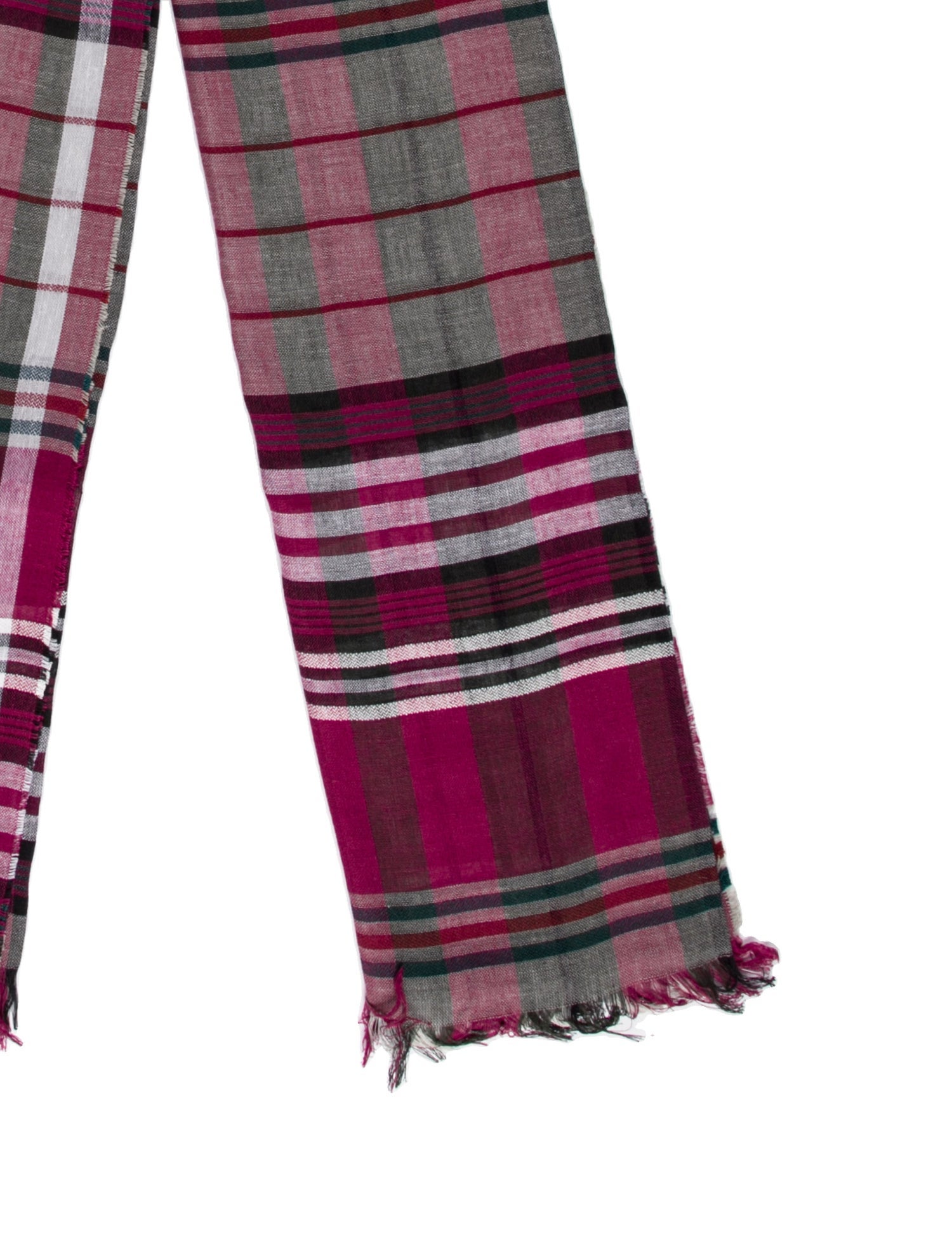 Begg & Co Wool Plaid Print Scarf w/ Tags
