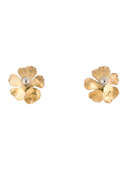 Jennifer Behr Finley Faux Pearl Flower Earrings