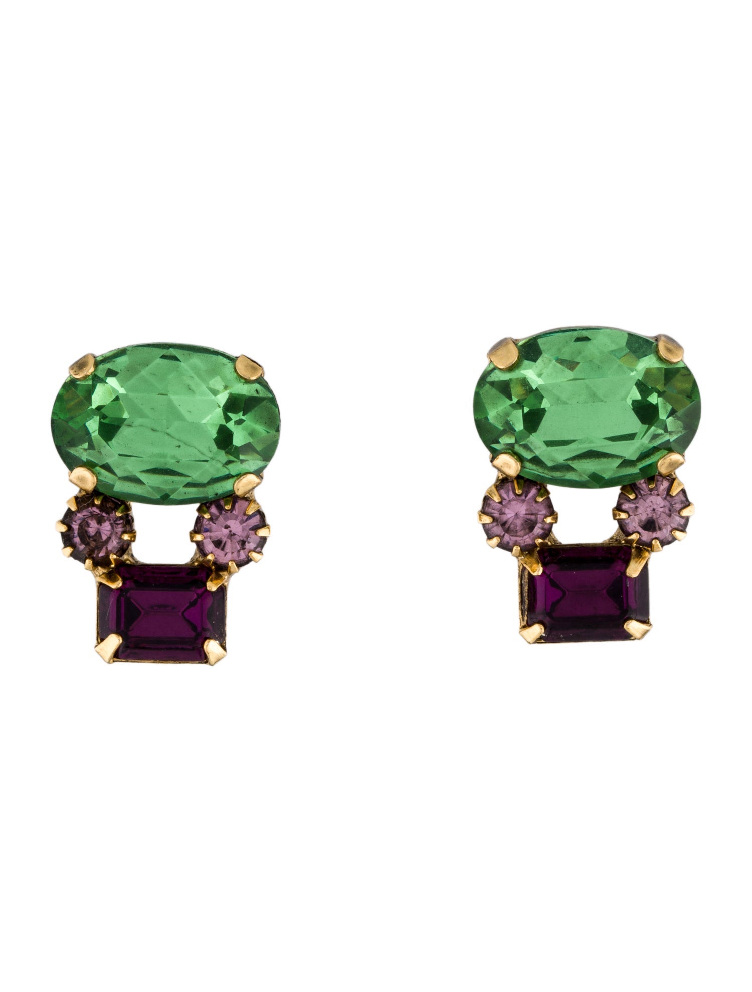 Jennifer Behr Crystal Stud Earrings