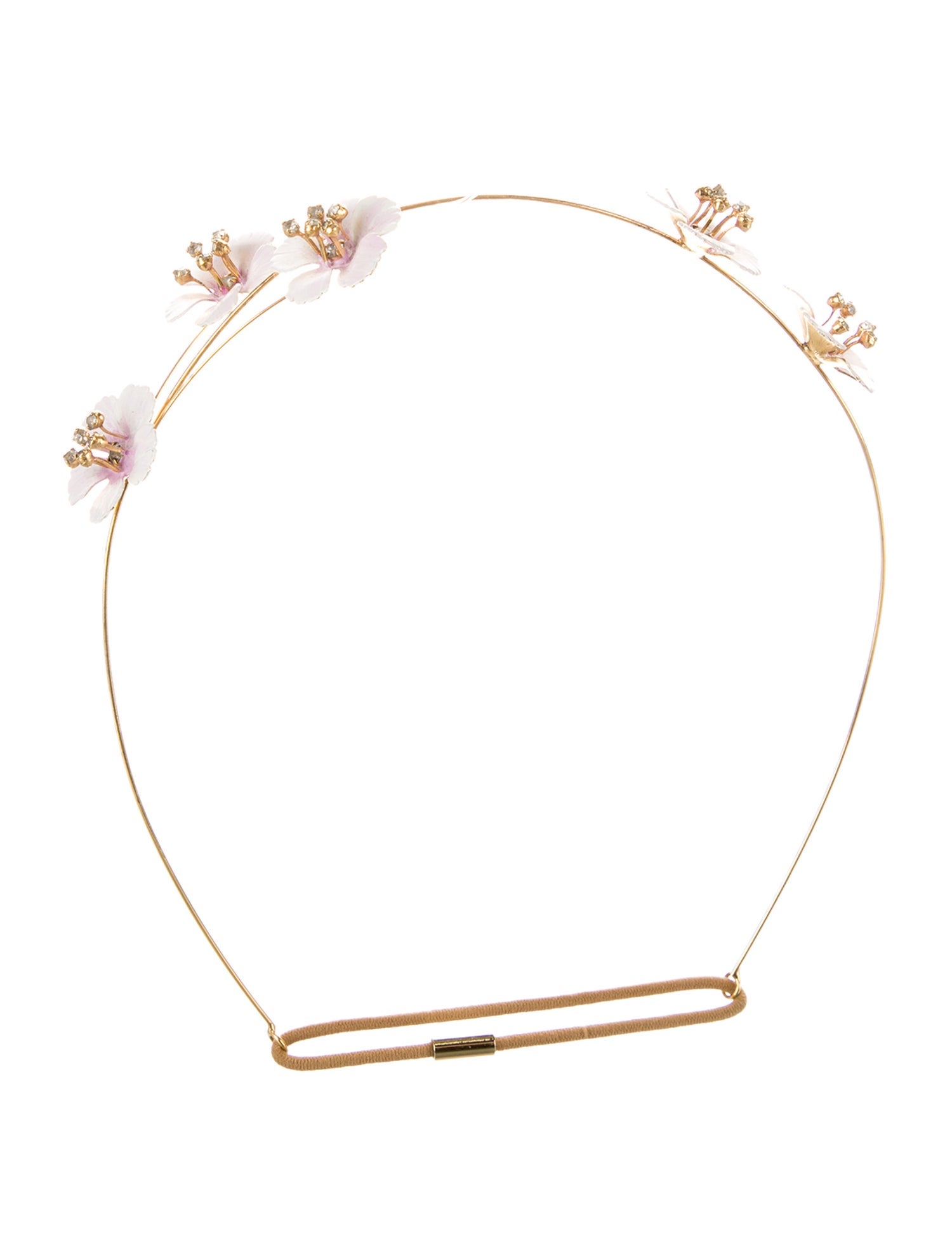 Jennifer Behr Floral Crystal Embellished Headband
