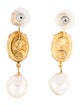 Jennifer Behr Faux Pearl & Crystal Meredith Drop Earrings