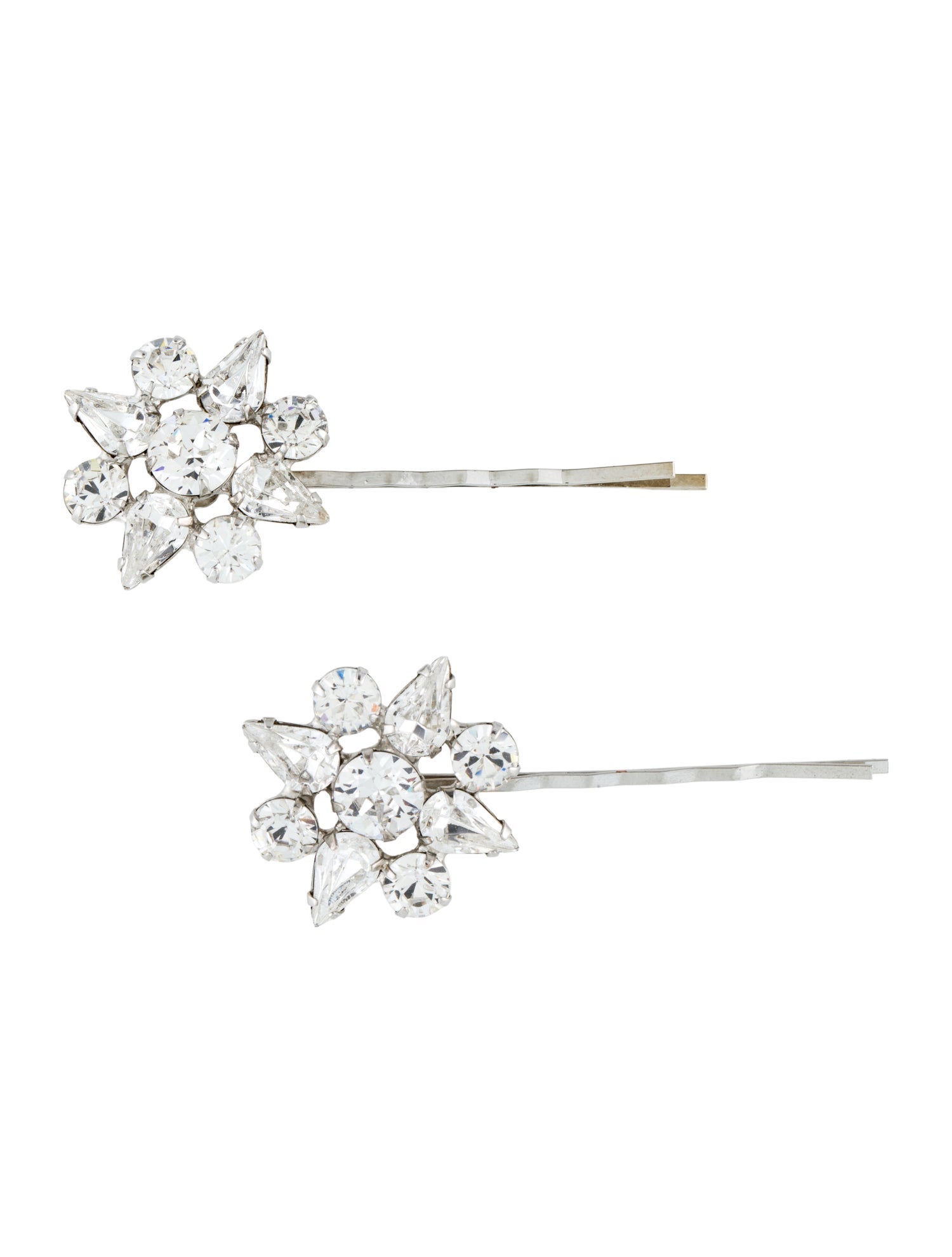 Jennifer Behr Crystal Bobby Pins Set of Two