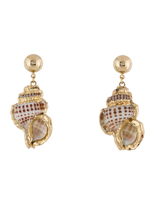 Jennifer Behr Marina Shell Drop Earrings