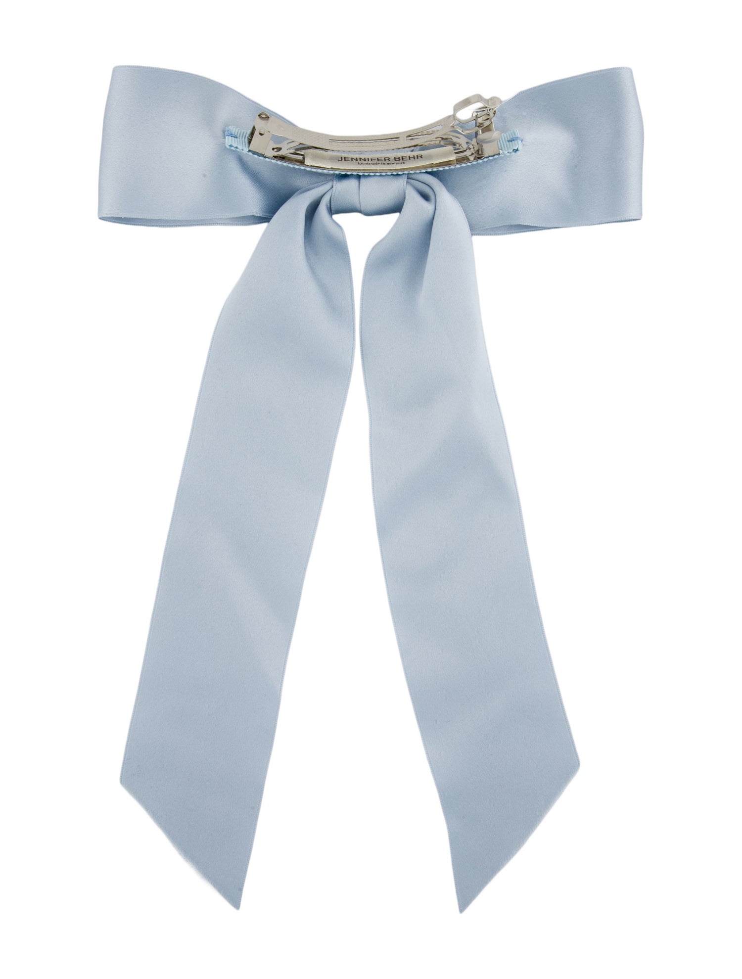 Jennifer Behr Satin Blue Bow