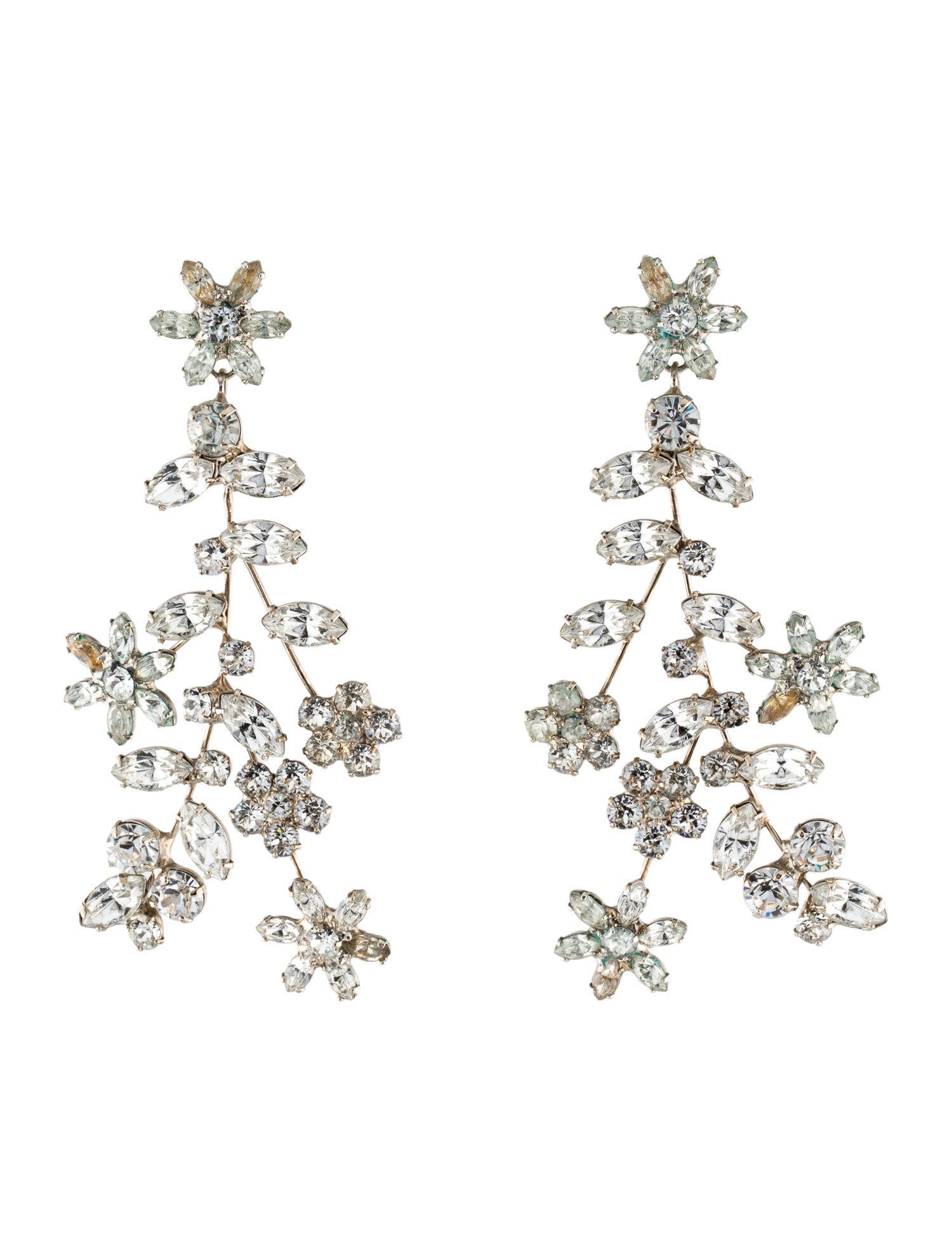 Jennifer Behr Crystal Chandelier Earrings