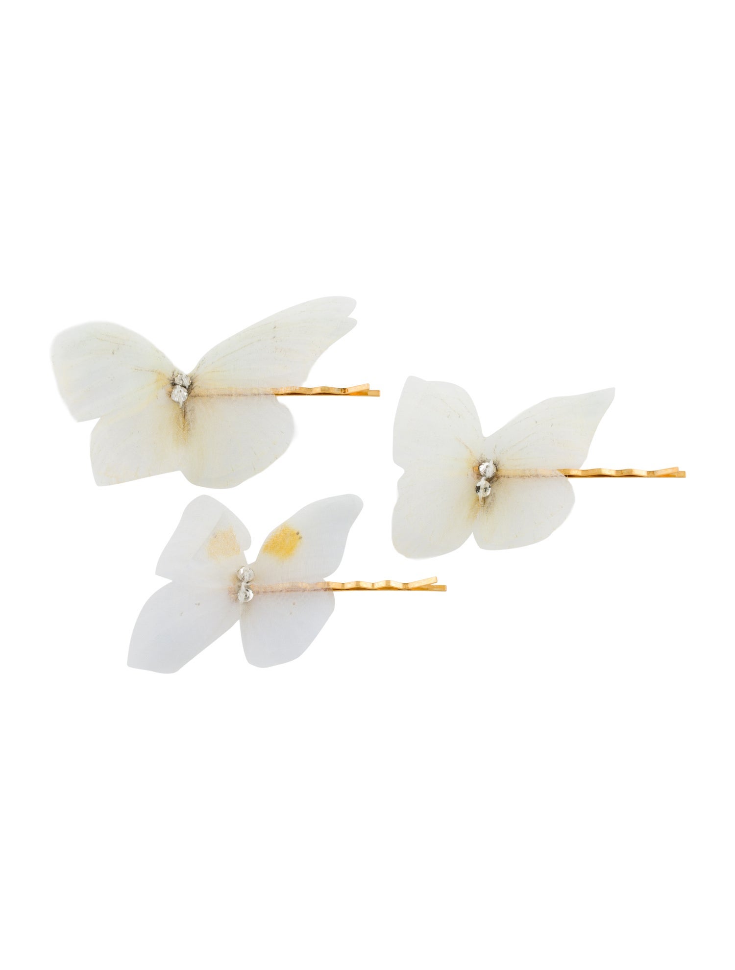 Jennifer Behr Embellished Gold-tone Hair Pins