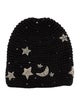 Jennifer Behr Crystal Embellished Knit Beanie