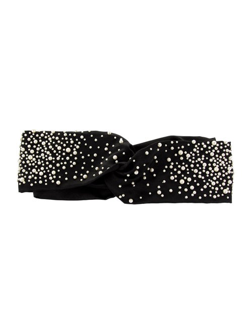 Jennifer Behr Faux Pearl Embellished Headband