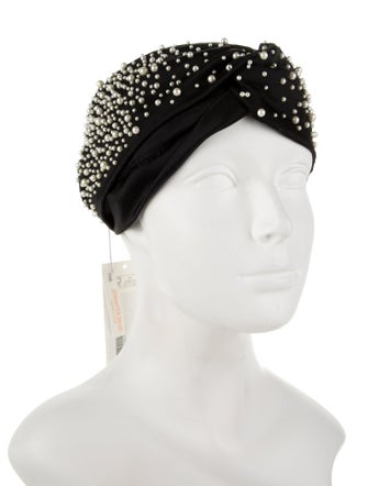 Jennifer Behr Faux Pearl Embellished Headband