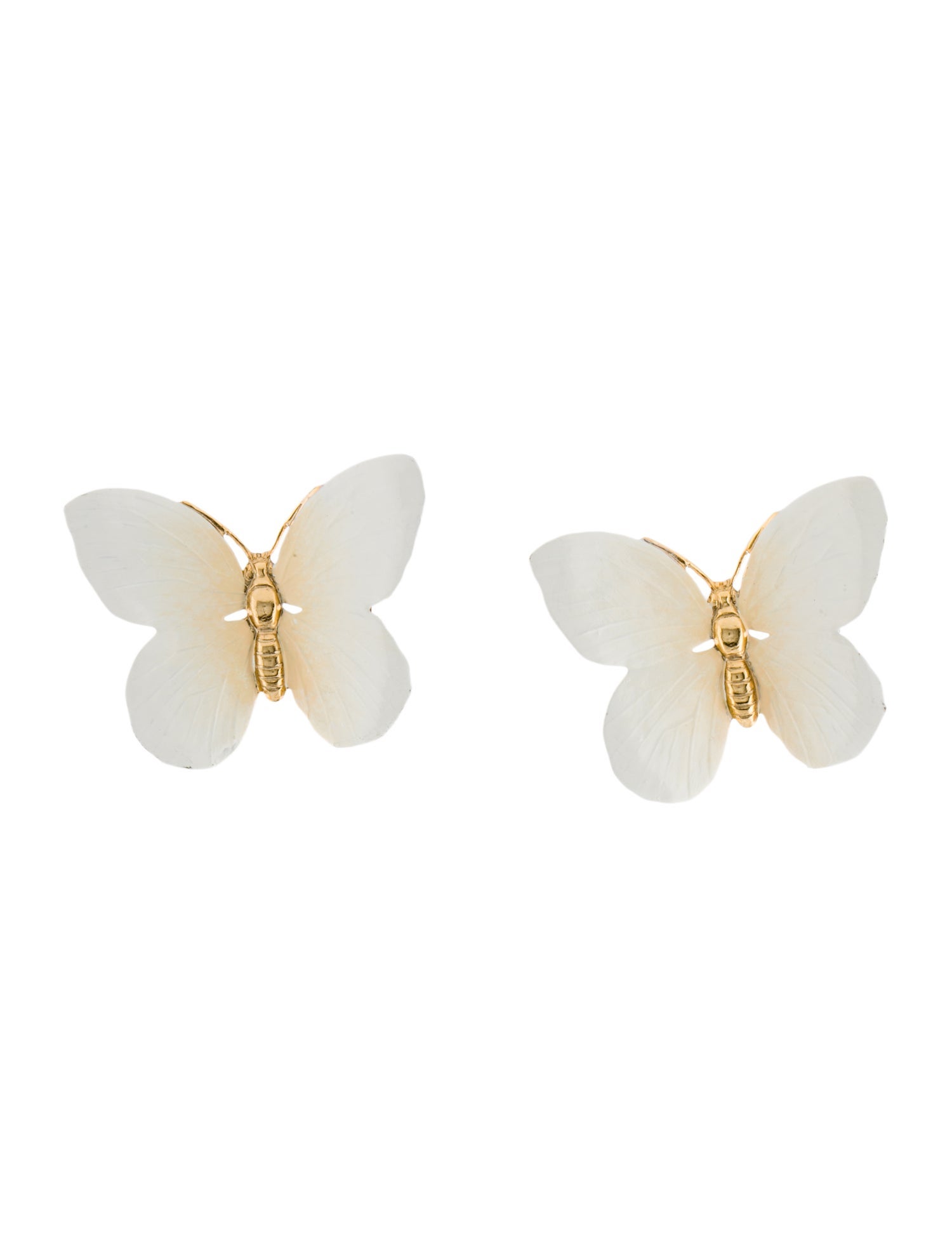 Jennifer Behr Enamel Pippa Butterfly Earrings