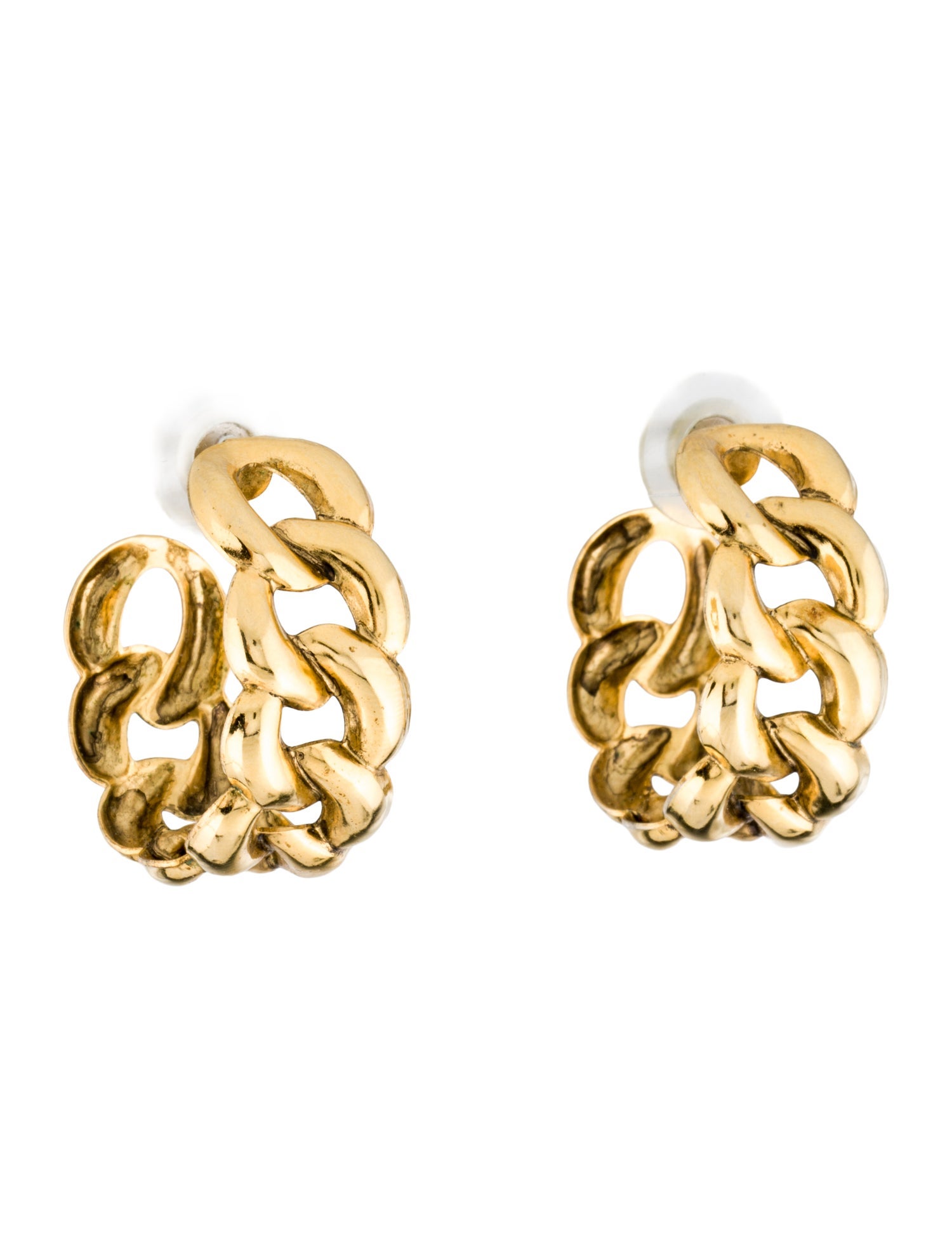 Jennifer Behr Tara Chain Hoop Earrings