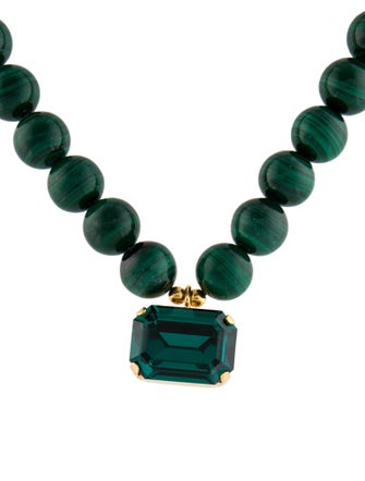 Jennifer Behr Crystal Sidonie Beaded Pendant Necklace