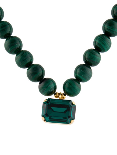 Jennifer Behr Crystal Sidonie Beaded Pendant Necklace