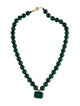Jennifer Behr Crystal Sidonie Beaded Pendant Necklace