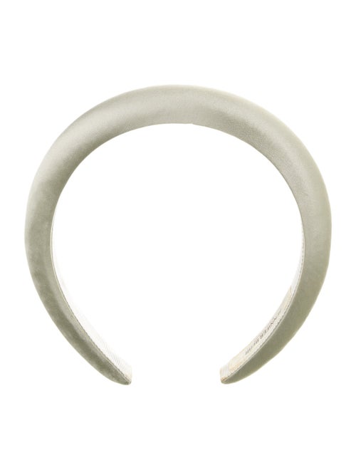 Jennifer Behr Satin Green Headband Hair Accessory