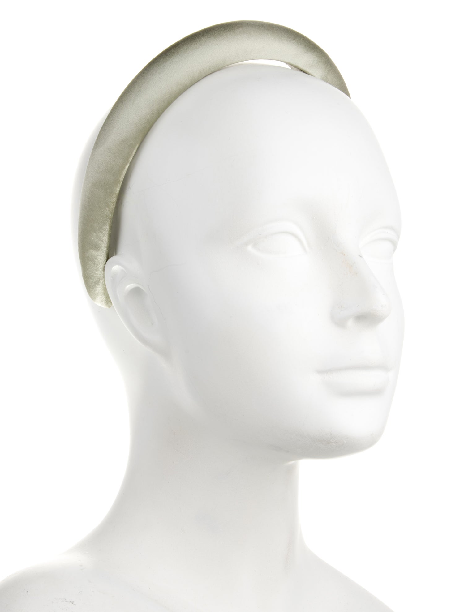Jennifer Behr Satin Green Headband Hair Accessory