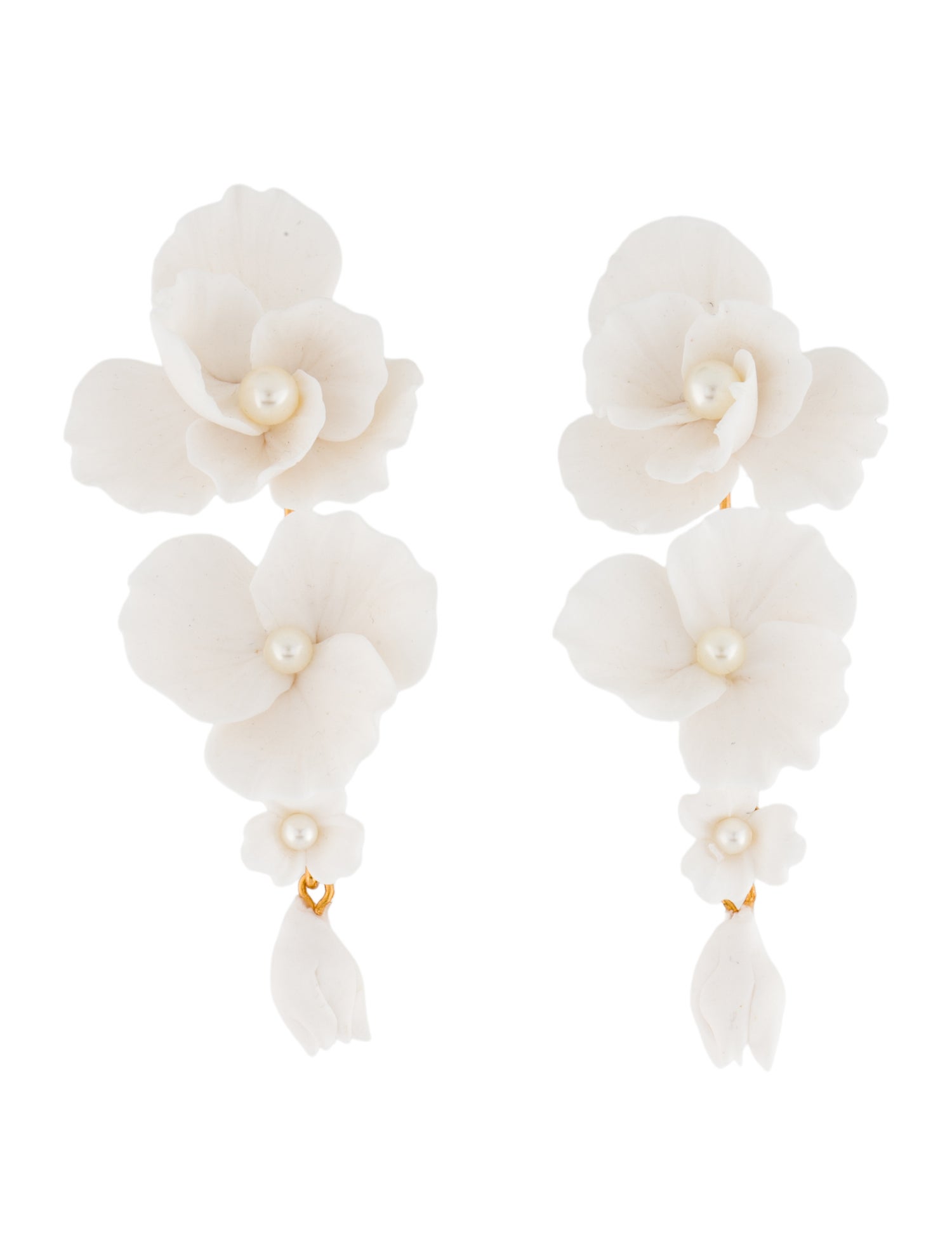 Jennifer Behr Polymer & Faux Pearl Mariam Drop Earrings