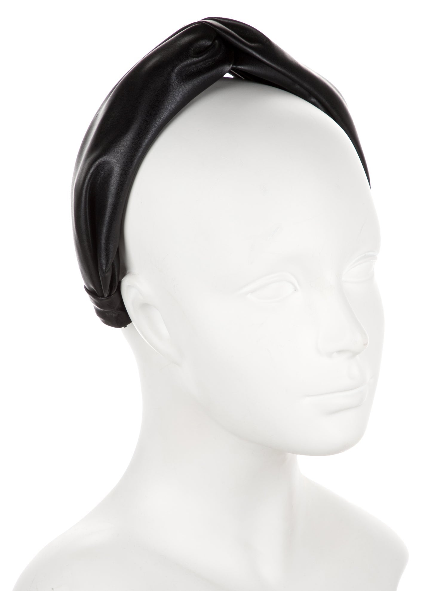 Jennifer Behr Faux Leather Knot Headband