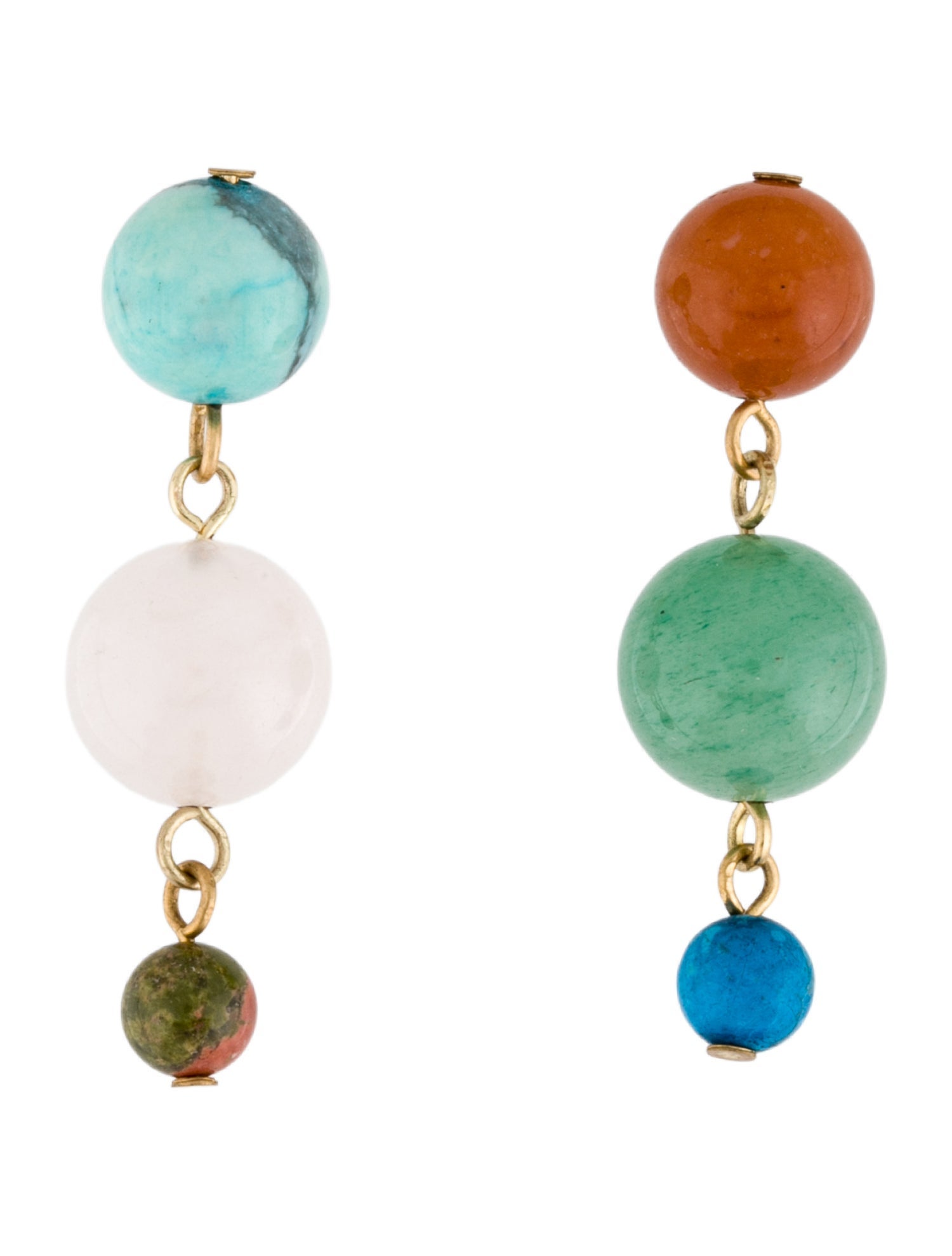 Jennifer Behr x Julia Berolzheimer Stone Cortina Drop Earrings