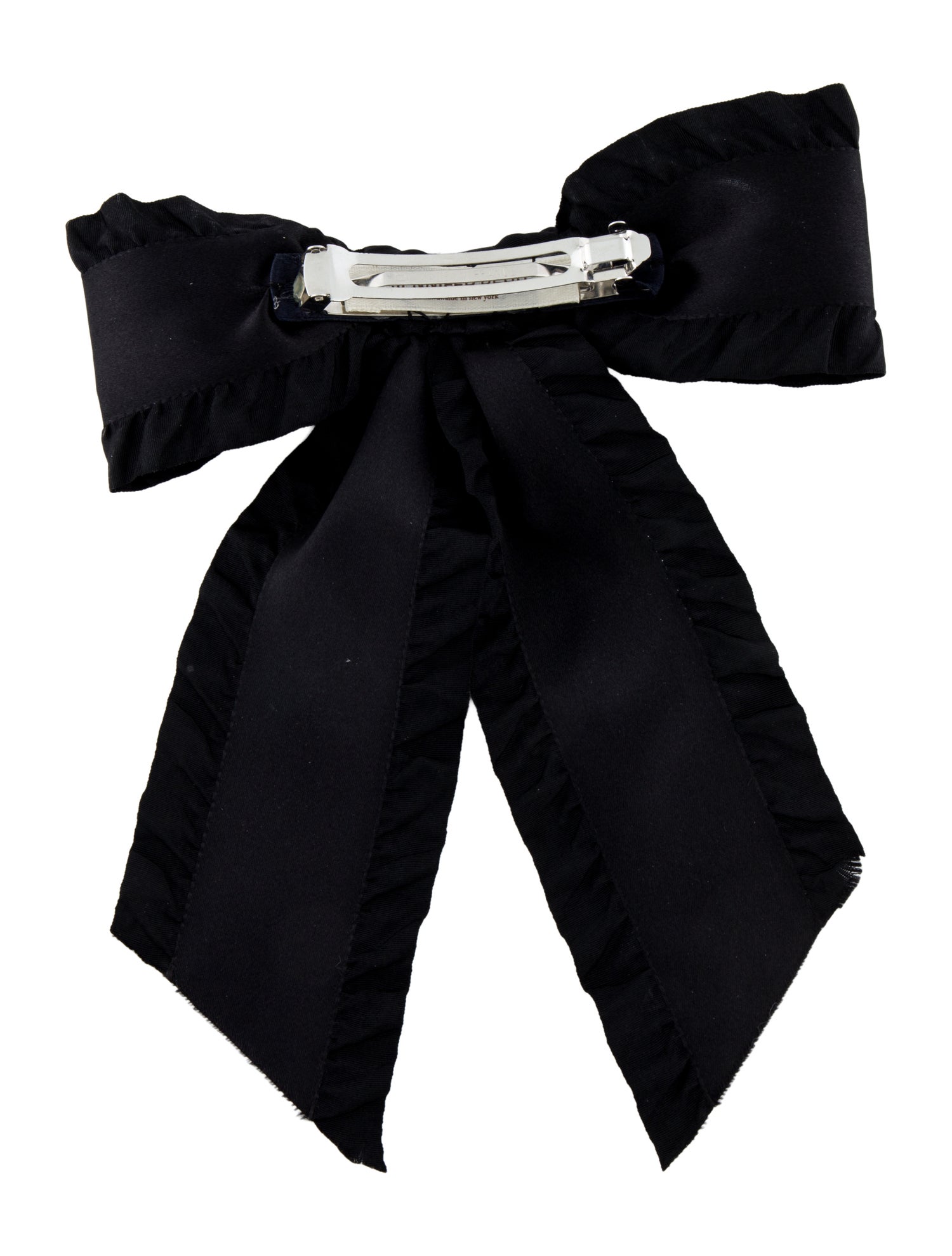 Jennifer Behr Ruffled Bow Hair Clip