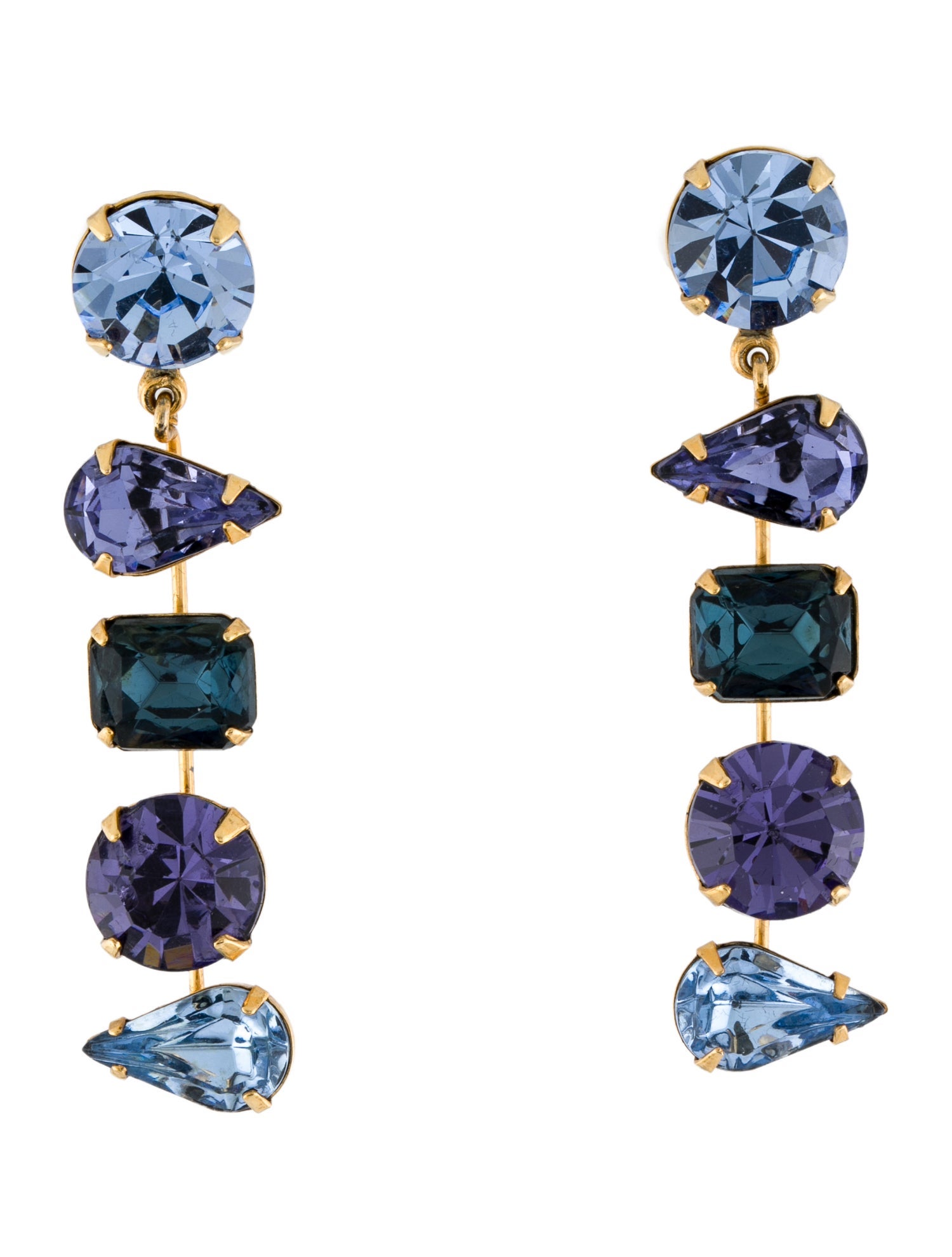 Jennifer Behr Crystal Drop Earrings