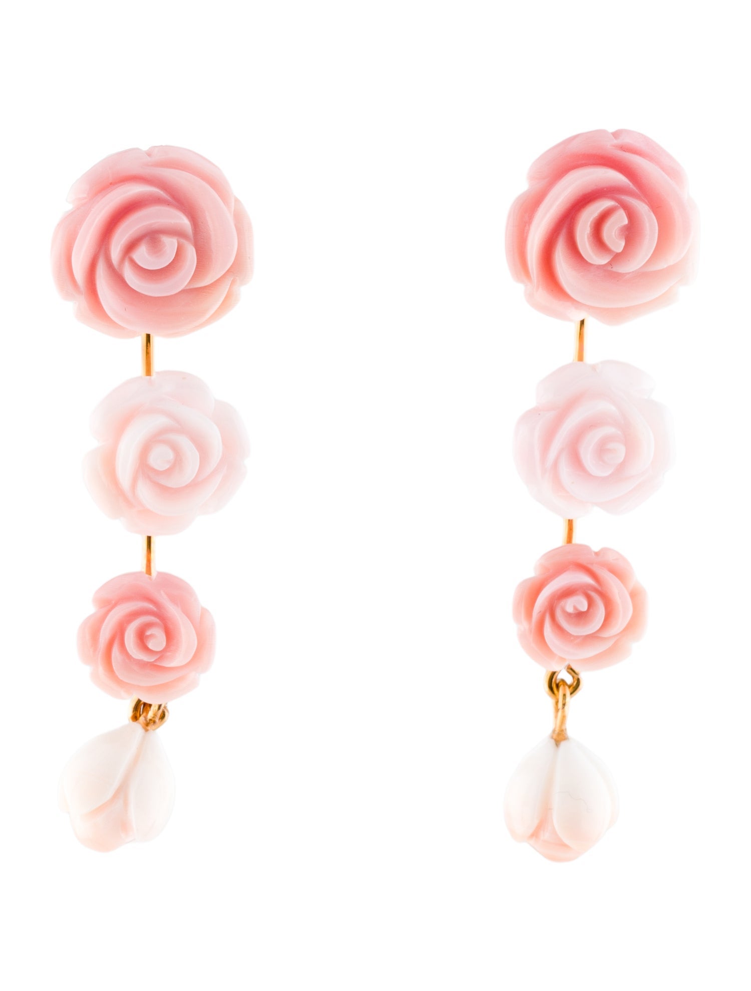 Jennifer Behr Tyla Rose Drop Earrings