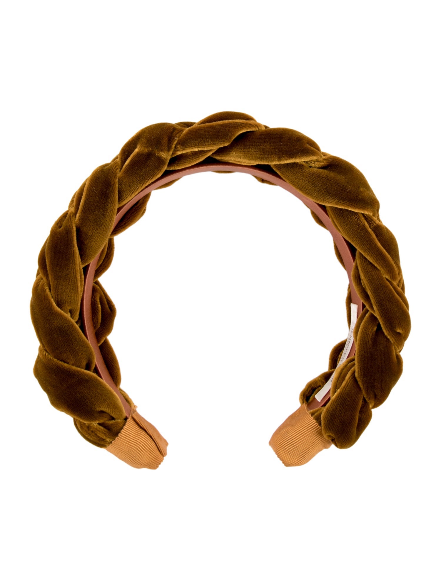 Jennifer Behr Gold Velvet Felt Headband
