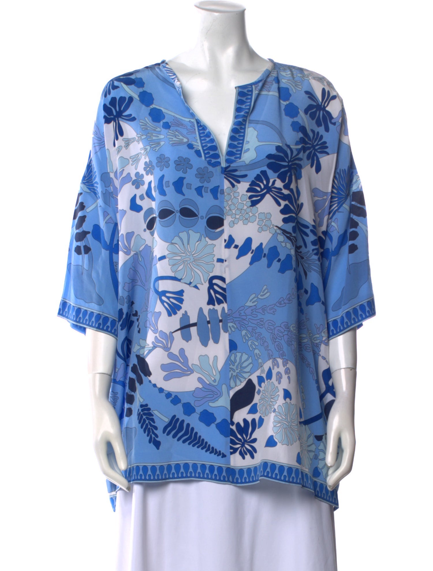Bessi Linen Printed Tunic