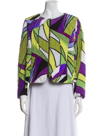 Bessi Jackets Silk Printed Blazer M