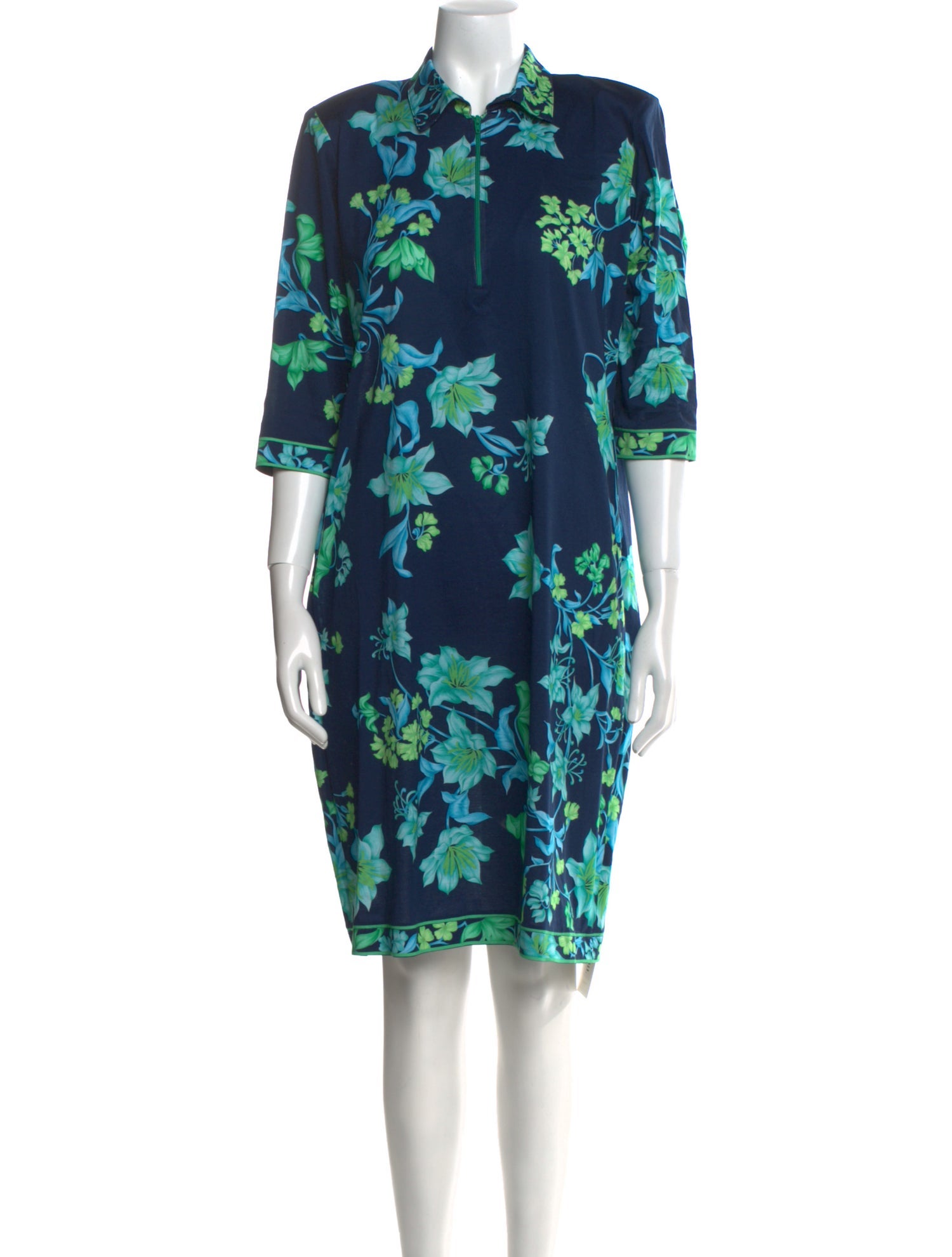 Bessi Floral Print Knee-Length Dress