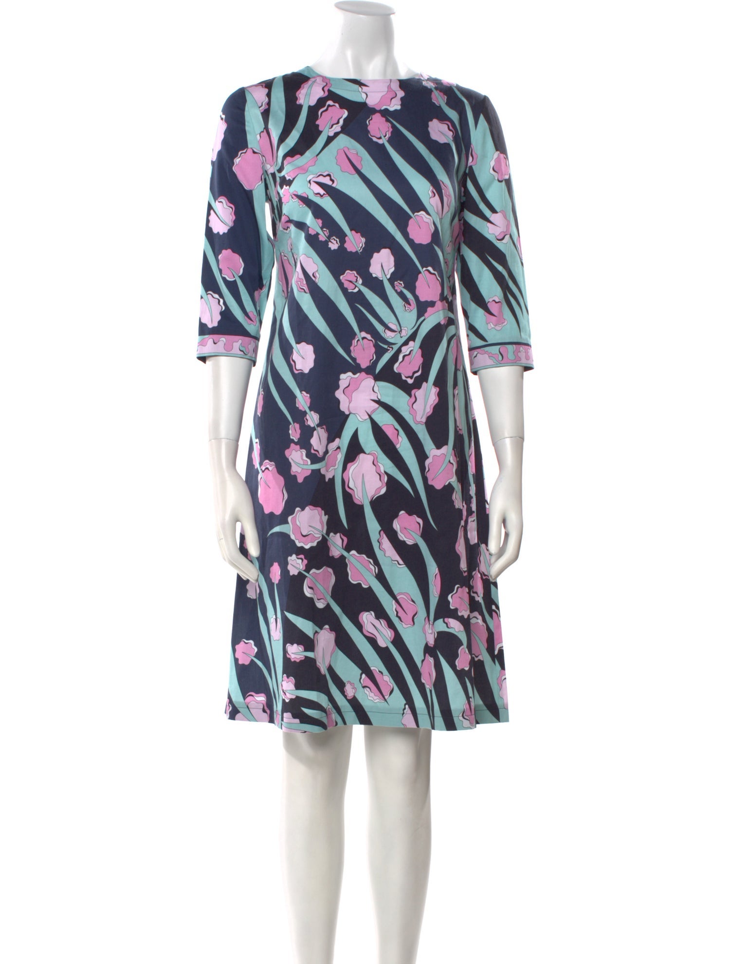 Bessi Printed Knee-Length Dress w/ Tags